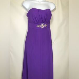 My Fashion Style Purple egg plant Size medium NWT Prom Evening Dress